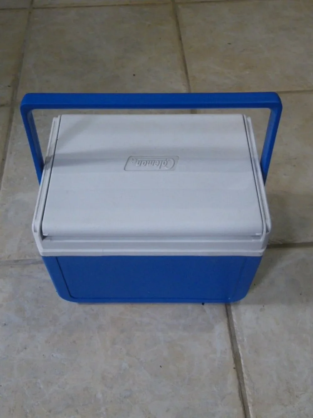 Vintage Coleman Mini Personal Cooler Model 5205 Made in USA Advertising Graphics